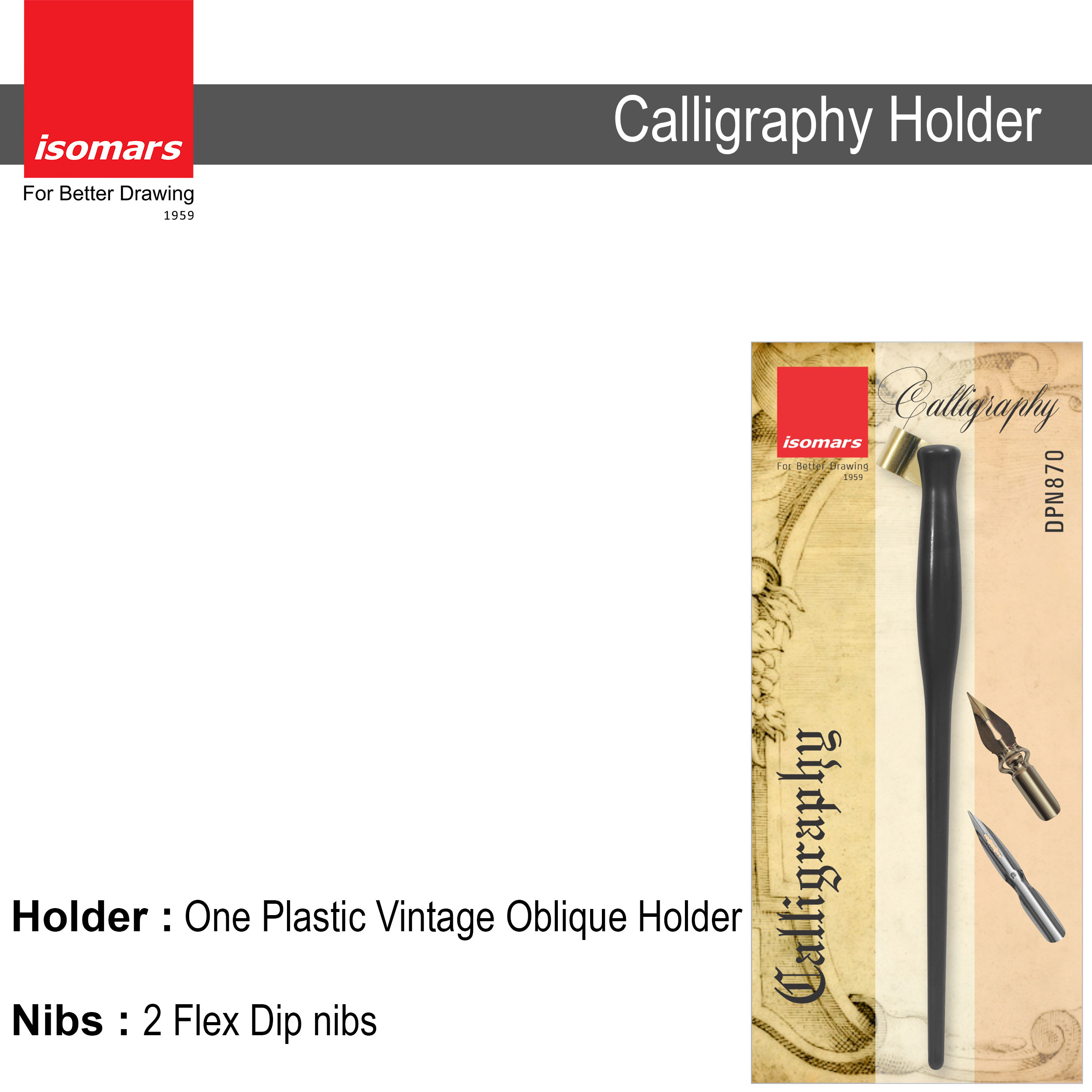 Calligraphy Pen Set: Flex Nib, Dip Nibs, Holders, and Calligraphy Ink -  Isomars
